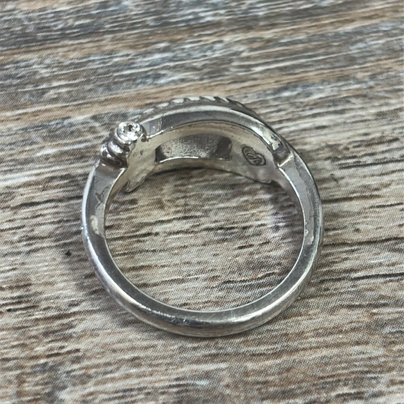 Brighton Swarovski Crystal LAZO Ring Size 6 - Picture 3 of 4